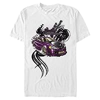 Fifth Sun Men's Big & Tall Purple Burnout T-Shirt