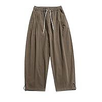Pants Men Japan Korean Streetwear Loose Casual Wide Leg Baggy Boyfriend Harem Trousers Sweatpants