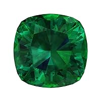 1 to 3 ct Cushion Cut VVS1 Simulated Green Emerald May Birthstone