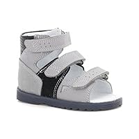 Boys Orthopedic Leather High Sandals with Arch and Ankle Support 81804/7AB (Toddler/Little Kid)
