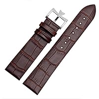 Richie strap] 18mm 20mm Genuine Leather Watch Band Strap Buckle Stitch for Vacheron Constantin