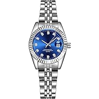 Women Watch Classic Silver Stainless Steel Waterproof Quartz Analog Watch Fashion Ladies Wrist Watches