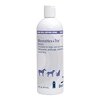 MiconaHex+ Triz Shampoo for Dogs, Cats and Horses, 16 fl oz,Cream