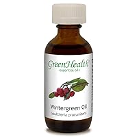 Wintergreen Essential Oil 100% Pure & Natural - 2oz Shipped with Child Resistant Cap