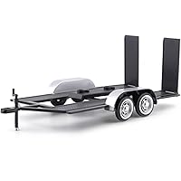 Motormax 76001 Trailer Car Carrier 1:24 Scale diecast Model, Black