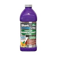 Shark WDCD60 HydroVac Household Disinfectant Cleaner kills 99.9% of bacteria & viruses, formulated to work with Shark HydroVac 3in1 multi-surface cleaners on washable hard non-porous surfaces, Purple