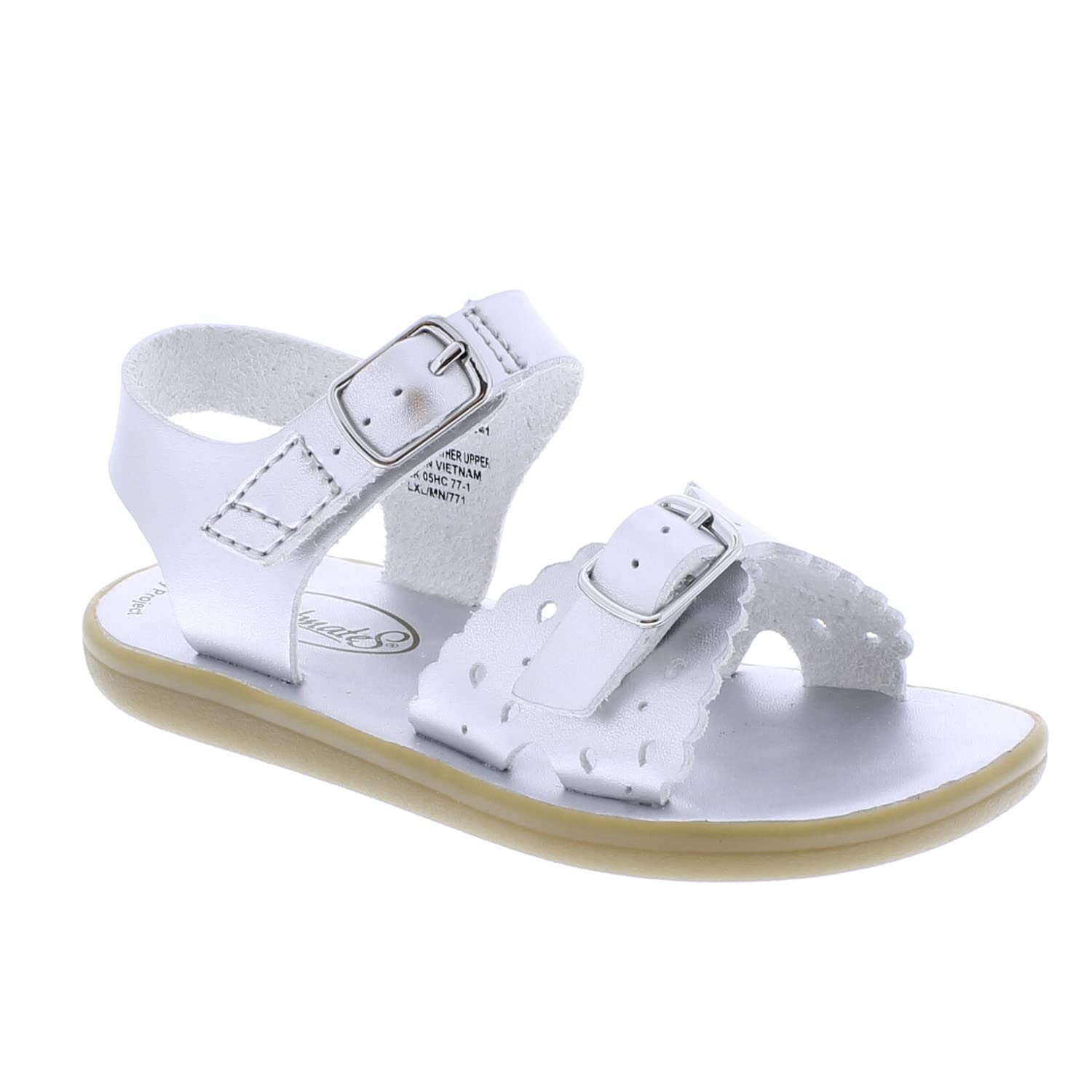 FOOTMATES Ariel and Eco-Ariel Waterproof Sandals for Girls and Boys with Slip-Resistant, Non-Marking Outsoles and Strap Closure for Infants, Toddlers, and Kids Ages 0-12