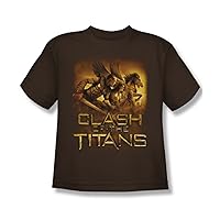 Clash of the Titans - Youth Heroes T-Shirt in Coffee