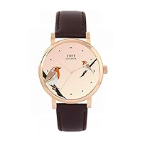 Robins Bird Watch Ladies 38mm Case 3atm Water Resistant Custom Designed Quartz Movement Luxury Fashionable