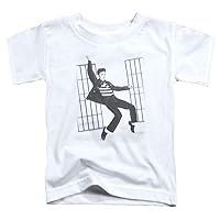 Elvis Presley Toddler T-Shirt Jailhouse Rock White Tee