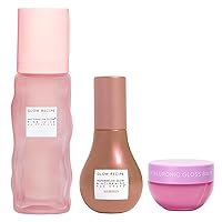 Refillable Pink Juice Hydrating Face Moisturizer with Hyaluronic Acid & Watermelon (50ml) + Niacinamide Hue Drops Tinted Face Serum (40ml) + Plum Plump Hyaluronic Acid Lip Balm (15ml)