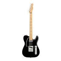 Fender Player Telecaster SS Electric Guitar, with 2-Year Warranty, Black, Maple Fingerboard
