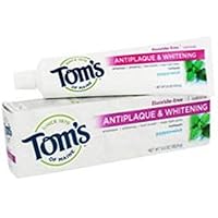 Fluoride Free Antiplaque & Whitening Toothpaste - Peppermint, 5.5 Ounce
