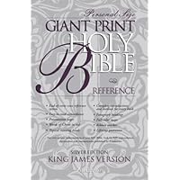KJV Giant Print Reference Bible, Personal Size Silver Edition, Indexed KJV Giant Print Reference Bible, Personal Size Silver Edition, Indexed Leather Bound Paperback