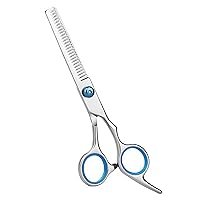 Thinning Scissors For Cutting Hair Thinning Shears Hair Thinning Scissors Texturizing Scissors Trimming Scissors For Hair Electrician Bag (Blue, One Size)