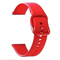 Bracelet Accessories WatchBand 22MM for Xiaomi Haylou Solar ls05 Smart Watch Soft Silicone Replacement Straps Wristband (Color : Red, Size : for HaylouSolar LS05)