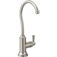 Moen S5510SRS Sip Traditional Cold Water Kitchen Beverage Faucet with Optional Filtration System, Spot Resist Stainless