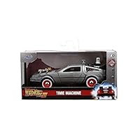 Jada Toys Back to The Future Part III 1:32 Time Machine Die-cast Car, Toys for Kids and Adults