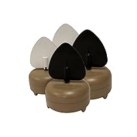 Mojo Dove-A-Flicker Spinning Wing Dove Decoys for Dove Hunting, 4 Pack (Batteries Not Included),Brown