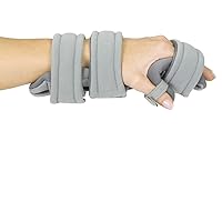 Hand Splint Functional Finger Orthotics, Post Op Resting Wrist Splint, Fingerboard，Rehab Finger Training Device，for Stroke，Hemiplegia, Apoplexy，Traumatic Brain Injury Rehab (LEFT HAND)