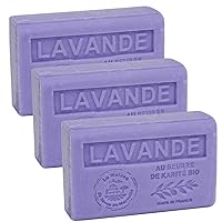 La Maison du Savon Organic Shea Lavender (3 Pack)