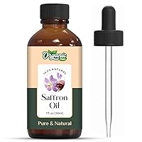 Saffron (Crocus sativus) Oil | Pure & Natural Essential Oil for Aroma, Diffusers, Skincare & Haircare- 30ml/1.01fl oz