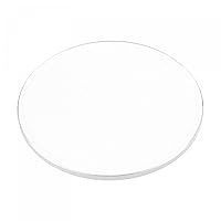 Watch Glass Sapphire Crystal Lens Round Flat 31.5mm Dia. 1.5mm Thickness Replacement Parts, Clear (Size : 34.5mm)