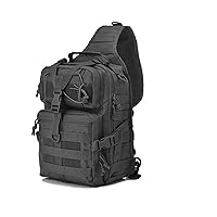 Tactical Sling Bag Pack Military Rover Shoulder Backpack EDC Assault Range Bag, Water-Resistant