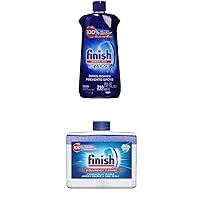 Finish Jet-Dry Rinse Aid, 23oz, Dishwasher Rinse Agent & Drying Agent Dual Action Dishwasher Cleaner: Fight Grease & Limescale, Fresh, 8.45oz