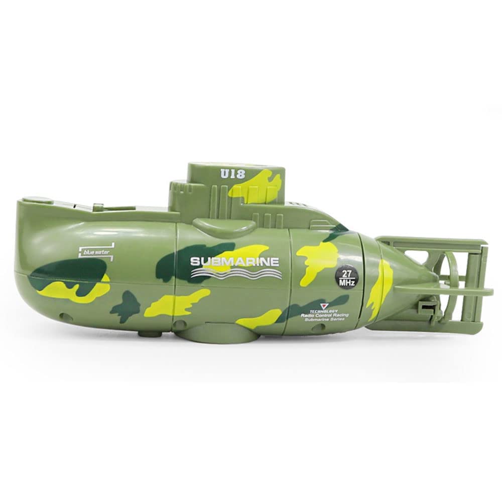 QIYHBVR Mini 5.9” Electric Submarine Toy Pool Toy Bath Toy SUB Water Toy Military Submarine Model Toy Bathtub Submarine Floating Toy for Kids