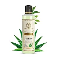 Ayurvedic Herbal Green Tea Aloe Vera Conditioner for all Hair Types SLS and Paraben Free (210 ml / 7.1 fl oz)