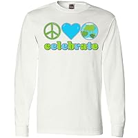 Celebrate Earth Day Peace Love Earth Long Sleeve T-Shirt