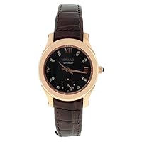 Sieko Women's SRKZ84 Leather Synthetic Analog with Black Dial Watch