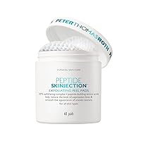 Peter Thomas Roth | Peptide Skinjection Exfoliating Peel Pads, For Smoothing Expression Lines & Emerging Wrinkles, Fragrance-Free, Alcohol-Free, For All Skin Types