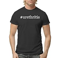 #Urethritis - Hashtag Men's Adult Short Sleeve T-Shirt