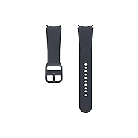 SAMSUNG Galaxy Watch 6, 5, 4 Series Sport Band with T-Buckle Closure for Active Men and Women, FKM Smartwatch Replacement Strap, One Click Attachment, Medium/Large, ET-SFR94LBEGUJ, Graphite