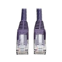 Tripp Lite Cat6 Gigabit Snagless Molded Patch Cable (RJ45 M/M) - Purple, 25-ft.(N201-025-PU)