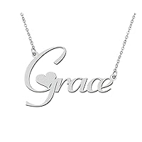 Personalized Name Necklace Bracelet Custom Made Any Names Stainless Steel Jewelry for Womens Moms