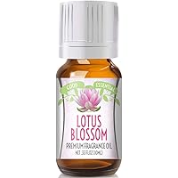 Good Essential – Professional Lotus Blossom Fragrance Oil 10ml for Diffuser, Candles, Soaps, Lotions, Perfume 0.33 fl oz