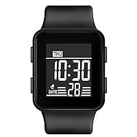 New Multifunctional Unisex Square Digital Watch, Alarm Clock, Stopwatch Timer, Automatic Date Display, Waterproof LED Sports Watch