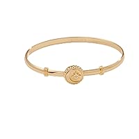 Alex and Ani AA734222SG,Moon and North Star Clip Bangle,Shiny Gold,Gold, Bracelets