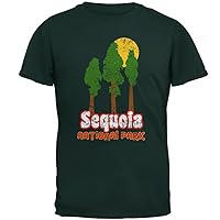 National Park Retro 70s Landscape Sequoia Mens T Shirt