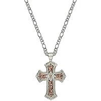 Montana Silversmiths Western Lifestyle Women's Cross Necklace (Retro Cross)