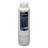 EcoPure EPWPRF Premium Main Faucet Drinking Water Replacement Filter, White, 1 Count (Pack of 1)