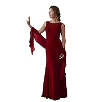 Women's Jewel Neck Tulle Lace Applique Cocktail Dress Sleeveless Short Homecoming Dress Crimson