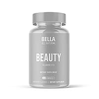 Bella All Natural Beauty Gummies, Raspberry Flavored, 60ct