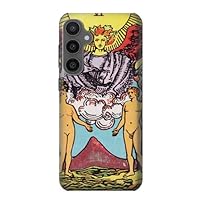 jjphonecase R2763 Lovers Tarot Card Case Cover for Samsung Galaxy S23 FE