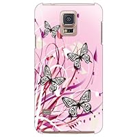 Butterfly A Pink Produced by Color Stage/for Galaxy S5 SCL23/au ASCL23-ABWH-151-MBD1