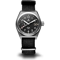 BOLDR Venture Titanium Automatic Watch | Black Nylon