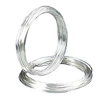 Silver Wire 925 Sterling Silver 34 Gauge 10 Feet Length Jewelry Making Beaded Wire Cord Thread